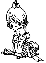 coloriage moments precieux la fillette et son chaton